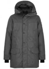 Canada Goose Langford Padded Wool-blend Parka In Light Grey