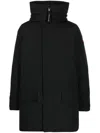 Canada Goose Robust Insulated Parka With High Collar In Black
