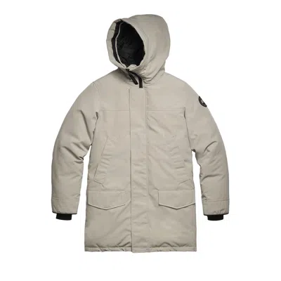 Pre-owned Canada Goose Langford Parka Black Label 'limestone' | Cream | Men's Size Xl In White