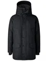 Canada Goose Langford Parka Black Label In Blue