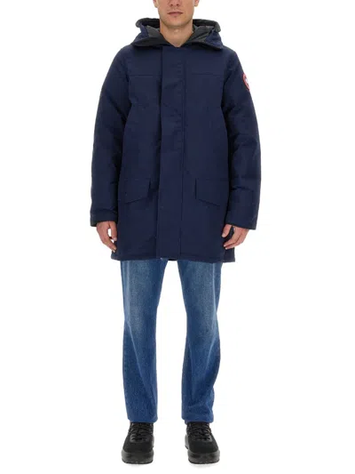 Canada Goose "langford" Parka In Blue