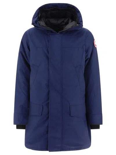 Canada Goose Langford Parka Jacket Wintercoat In Blue