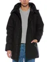 Canada Goose Langford Windproof 625-fill Power Wool Blend Parka In Black