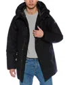Canada Goose Langford Windproof 625-fill Power Wool Blend Parka In Black