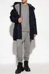 Canada Goose ‘langford' Wool Parka In Navy Blue
