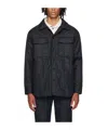 Canada Goose Lapel Quilted Casual Jacket In Black