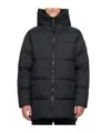 Canada Goose Lawrence Logo Down Jacket In Black