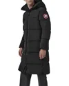 Canada Goose Lawrence Long Puffer Jacket In Black