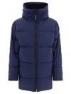Canada Goose Mens Atlantic Navy Lawrence High-neck Regular-fit Shell-down Jacket