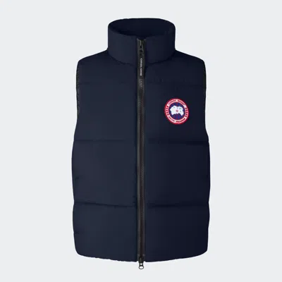 Canada Goose Lawrence Puffer Gilet In Blue