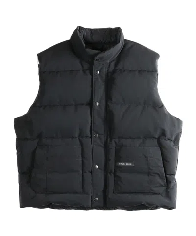 Canada Goose Ledger Down Vest In Black