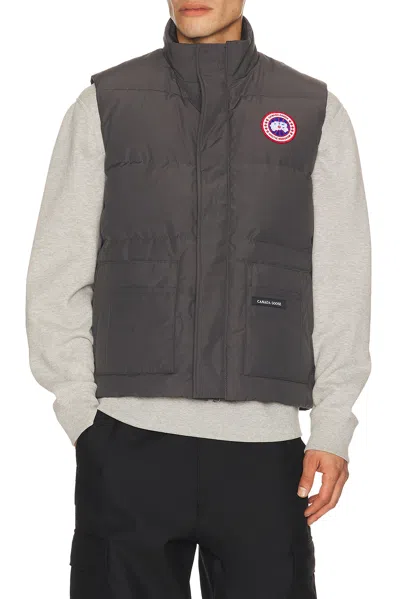 Canada Goose Legacy Freestyle Vest In Anchor Grey
