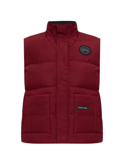 Canada Goose Legacy Quilted Gilet In Red