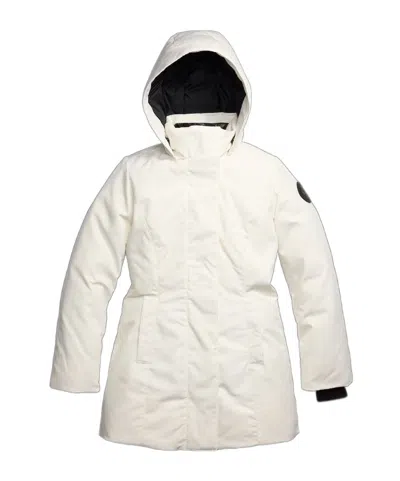 Canada Goose Leslie Parka Black Label In White