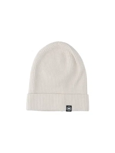 Canada Goose Lightweight 100% Cotton Hat For Men In White