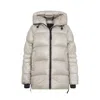 Canada Goose Lightweight Insulated Puffer Jacket With High Collar In Neutral