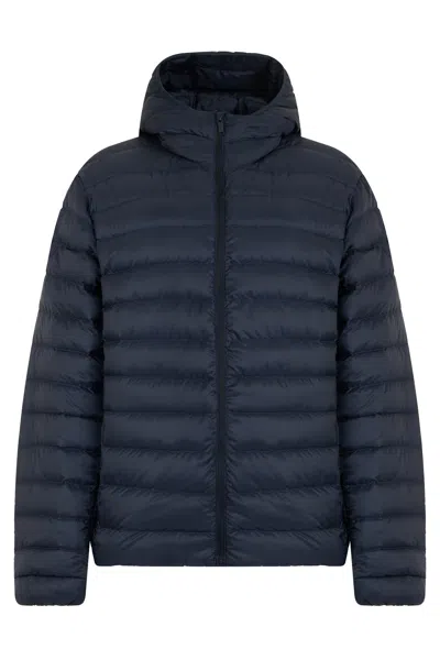 Canada Goose Lightweight Padded Jacket With Hood For Men In Blue