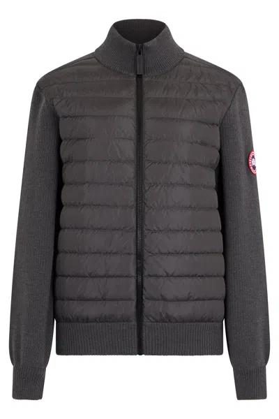 Canada Goose Lightweight Padded Jacket With Mesh Inserts For Men In Gray