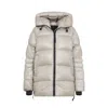 Canada Goose Lightweight Insulated Puffer Jacket With High Collar In Animal Print