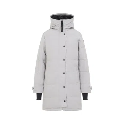 Canada Goose Limestone Shelburne Parka Jacket In Blue