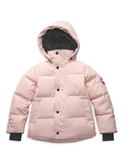 Canada Goose Little Kid's Snowy Owl Parka In Pink