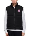 Canada Goose Quilted Sleeveless High Collar Vest In Black