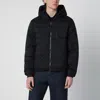 Canada Goose Hooded Down Jacket Featuring Chest Pocket In Black