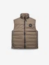 Canada Goose Lodge Vest Black Label In Brown