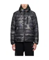 Canada Goose Black Lodge Down Jacket In Black