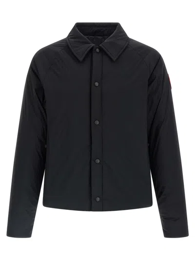 Canada Goose 'lodge Coach Jacket' Overshirt In Black