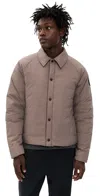 Canada Goose Lodge Coach Jacket Taupe Grey In Gray
