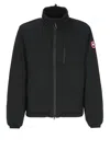 Canada Goose High Neck Down Jacket With Zip Pockets In Black