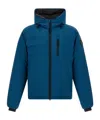 Canada Goose Teal Green Polyester Lodge Down Jacket In Blue
