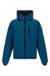 Canada Goose Teal Green Polyester Lodge Down Jacket In Blue