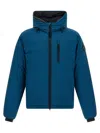 Canada Goose Teal Green Polyester Lodge Down Jacket In Blue