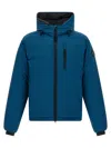 Canada Goose Teal Green Polyester Lodge Down Jacket In Blue