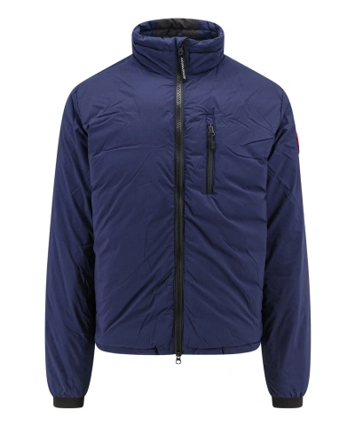 Canada Goose Lodge Down Jacket In Blue