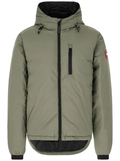 Canada Goose Lodge Down Jacket In Green