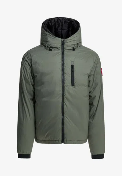 Canada Goose Lodge Down Jacket In Green