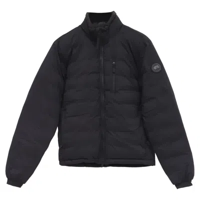 Pre-owned Canada Goose Lodge Down Jacket In Black Polyamide
