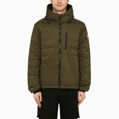 Canada Goose Lodge Hoody Down Jacket In Green