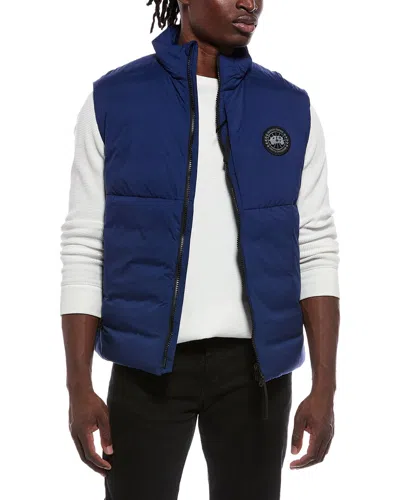 Canada Goose Lodge Down Vest In Blue