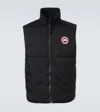 Canada Goose Charcoal Polyester Blend Freestyle Sleeveless Down Jacket In Black