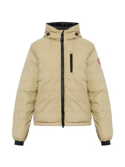 Canada Goose Lodge Hooded Jacket In Neutral
