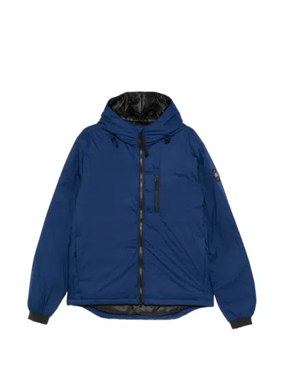 Canada Goose Lodge Hooded Zip Jacket In Blue