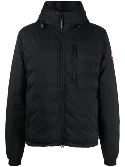 Canada Goose Lodge Hoodie In Black