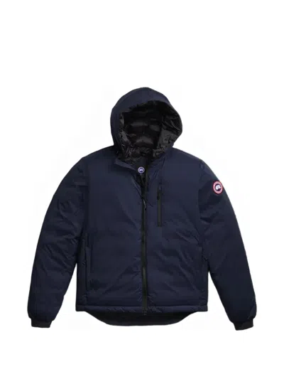 Canada Goose Lodge Hoodie In Blue