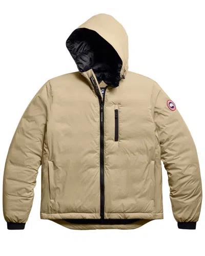 Canada Goose Lodge Hooded Jacket In Neutral