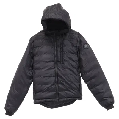Canada Goose Lodge Hoody Black Label In Black Polyamide