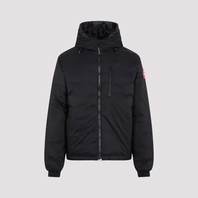 Canada Goose Lodge Hoody Down Jacket In Black